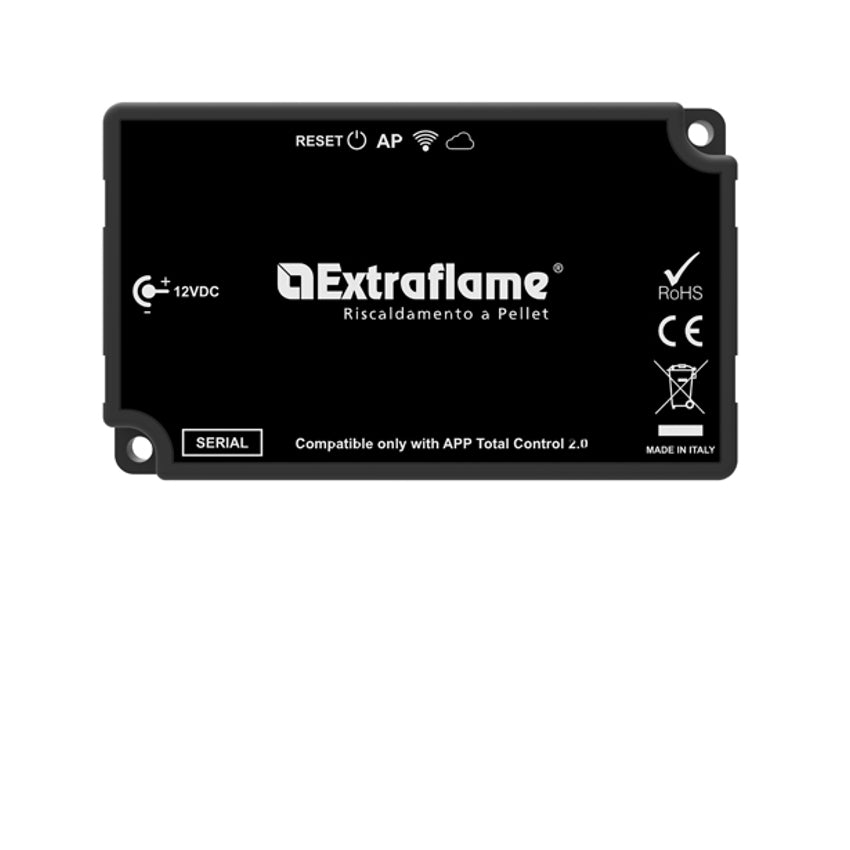 Remote WiFi Modul für Extraflame Pelletöfen schwarz