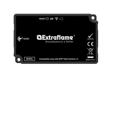 Remote WiFi Modul für Extraflame Pelletöfen schwarz