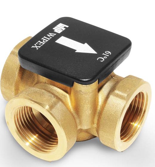 WIPEX- Ladeventil Rücklaufanhebung 61 °C R 1"