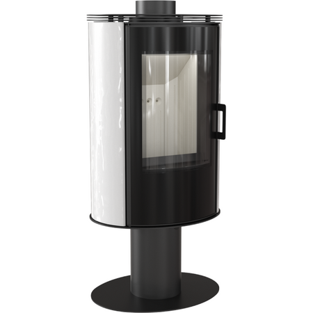 Kratki Kaminofen Koza AB S/N/O/DR/GL/KAF/BIALY| Keramik weiß | 8 kW ➔ www.klimaworld.com