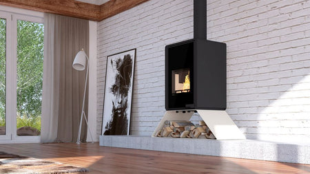 HS Flamingo Kaminofen Senai, creme, Ambiente | Klimaworld.com
