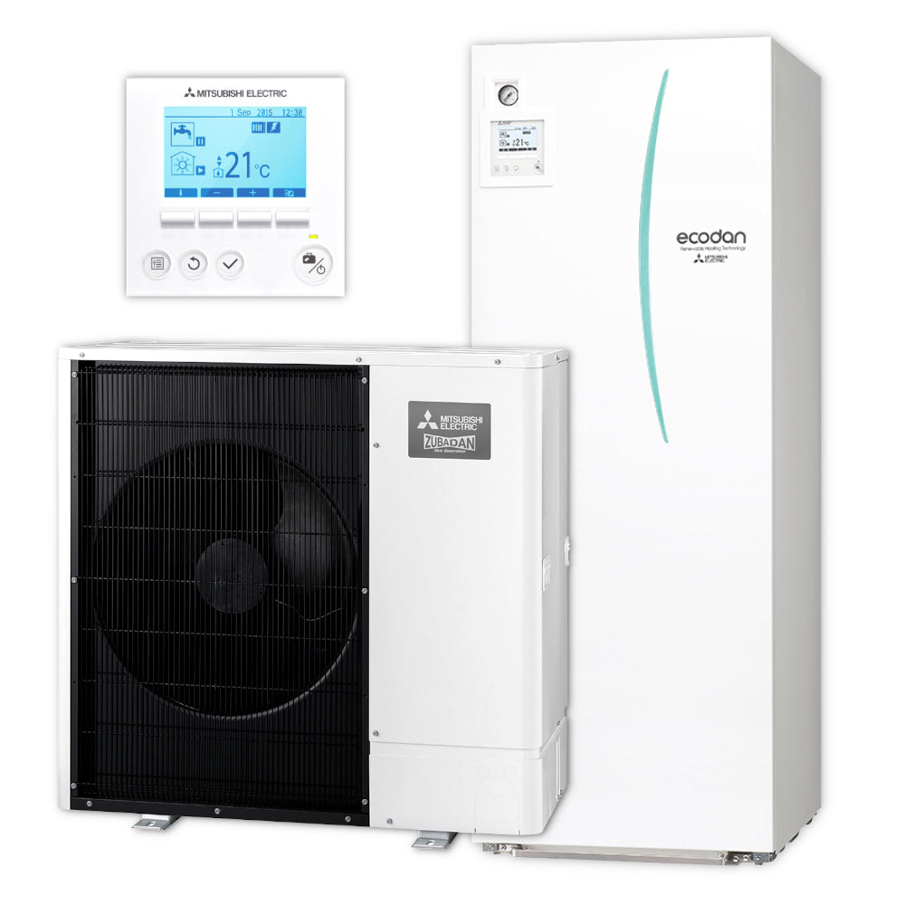 MITSUBISHI | Ecodan Wärmepumpen-Set 5.15 | Zubadan Inverter | 14,0 kW