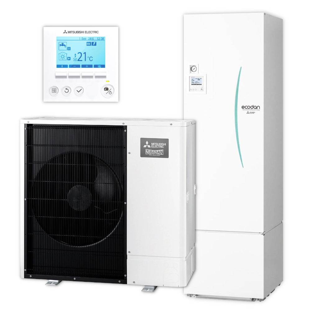 MITSUBISHI | Ecodan Wärmepumpen-Set 5.23 | Zubadan Inverter | 10,0 kW