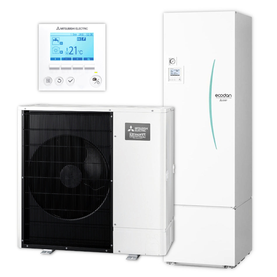 MITSUBISHI | Ecodan Wärmepumpen-Set 5.23 | Zubadan Inverter | 10,0 kW