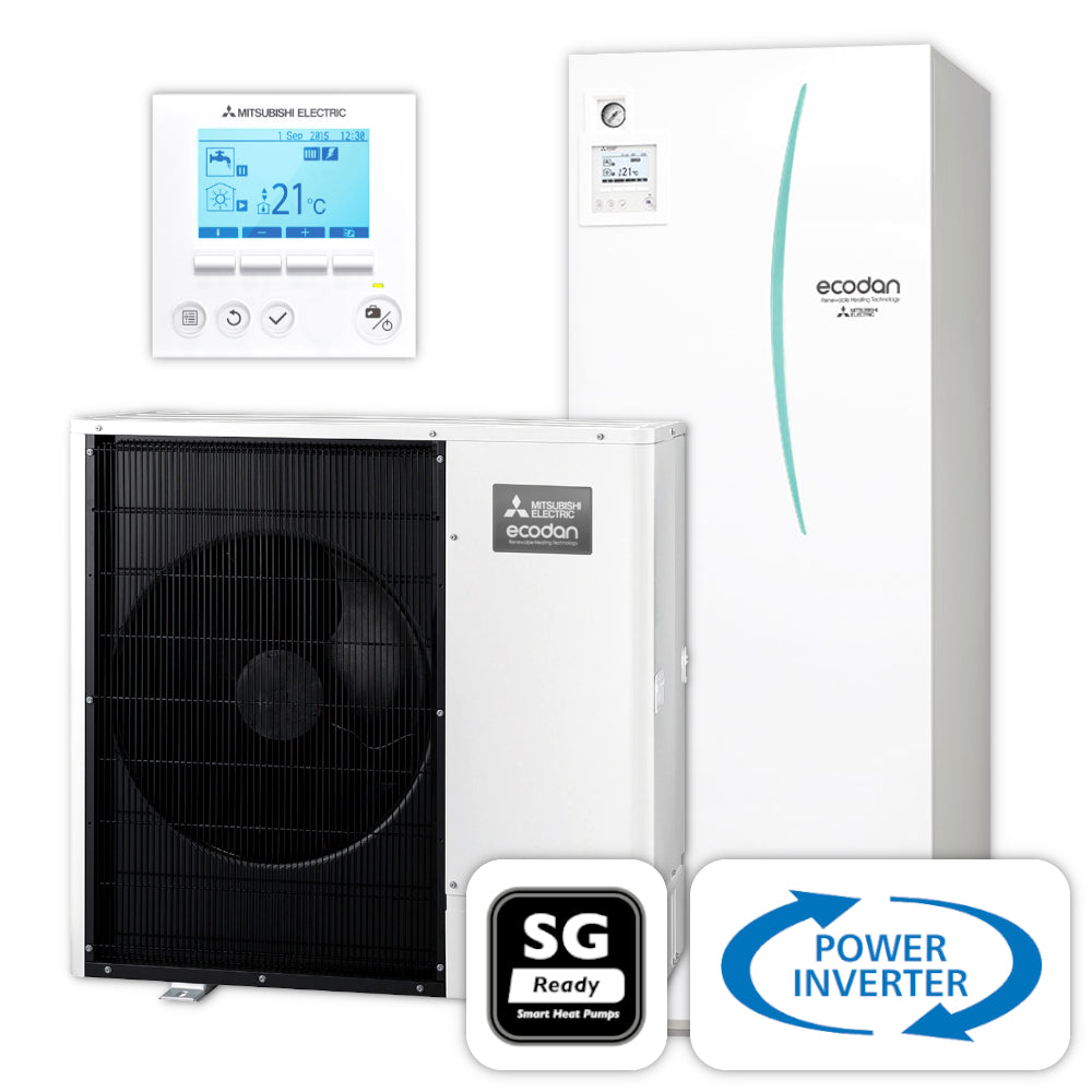 MITSUBISHI | Ecodan Wärmepumpen-Set 6.14 | Power Inverter | 12,0 kW