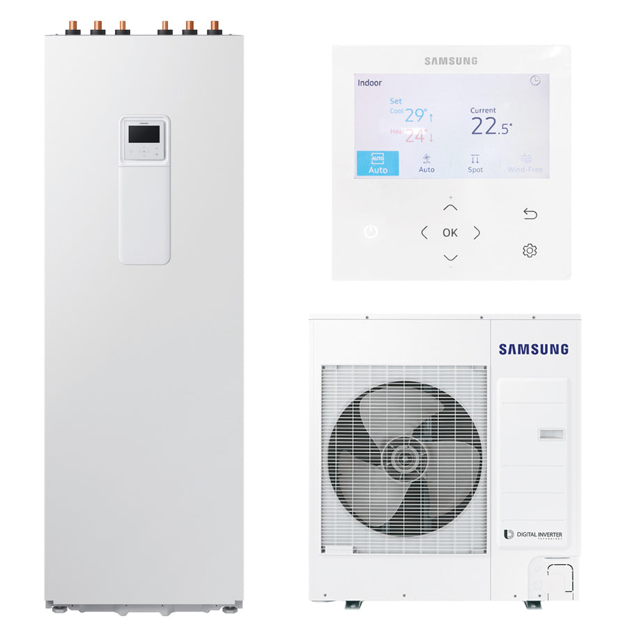 SAMSUNG | Luft-Wasser-Wärmepumpen-Set WPLW-Hub Mono-8-260-3 | 8 kW 