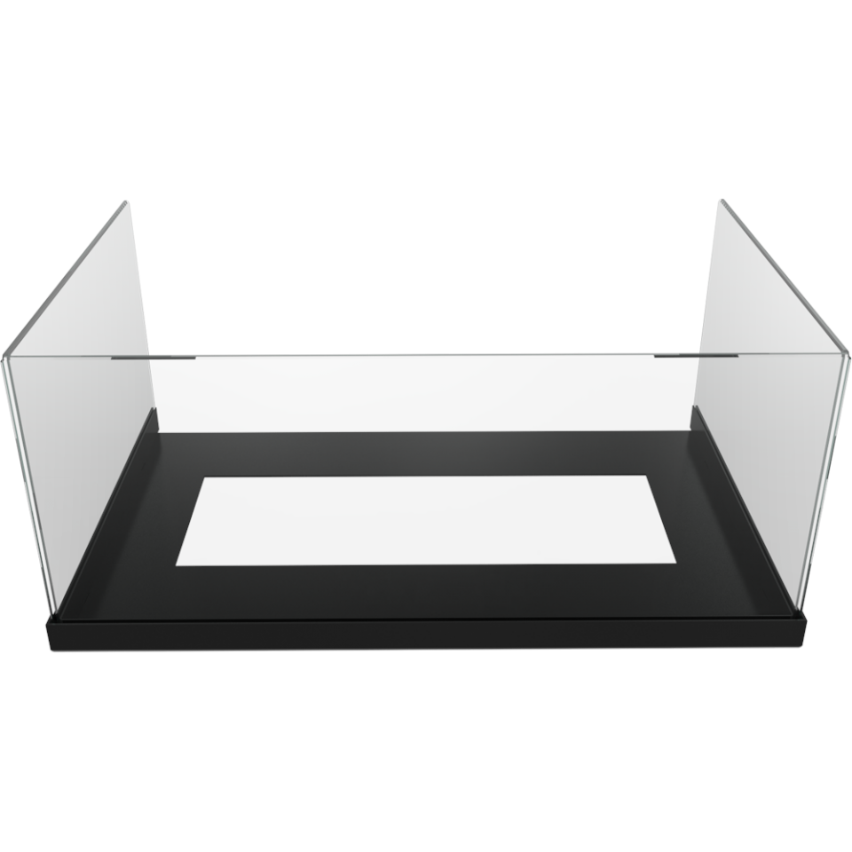 Kratki Schutzglas Biokamin mit Bodenplatte | Sierra