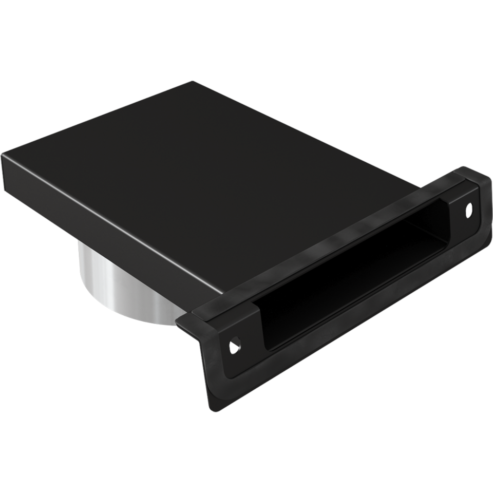 Kratki Außenlufteingang Ø 100 für Gusseisenkamine | DOLOT/ZELIWO/100