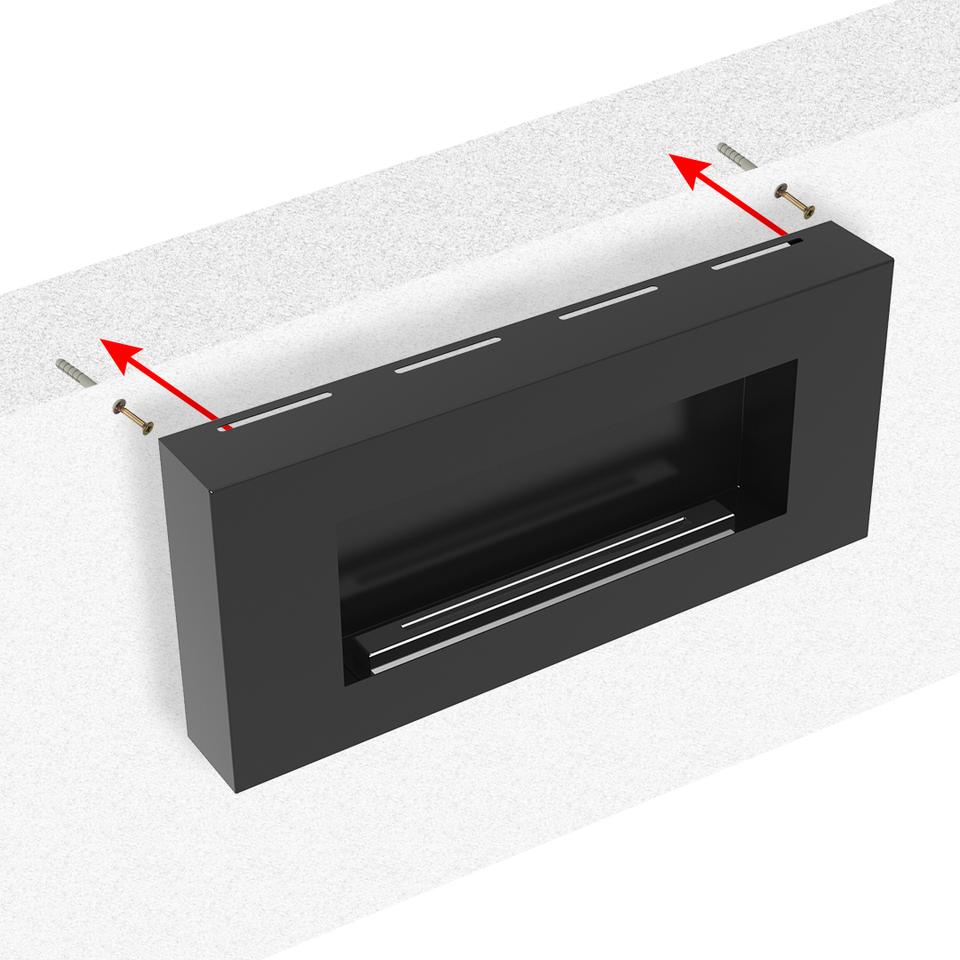 Kratki Biokamin Delta Flat | schwarz | DELTA/FLAT/TUV