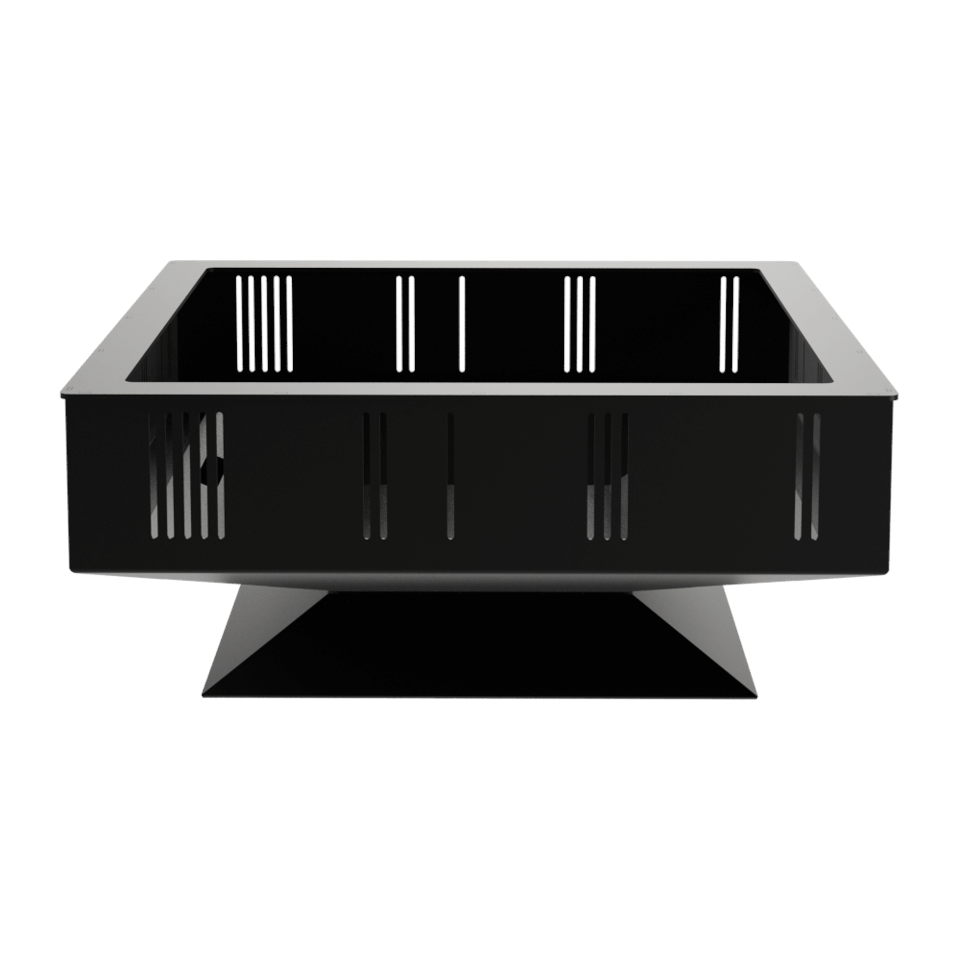 Kratki Feuerschale Quadrum | 750x750x318 mm | ohne Grill | QUADRUM ➔ Klimaworld.com