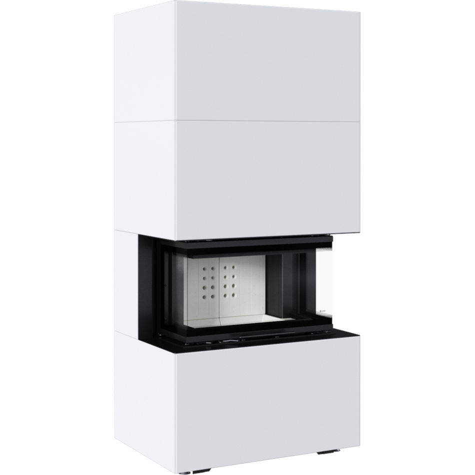 Kratki Kaminbausatz NBC 7 - 3-seitig | Home Easy Box weiß| 7 kW ➔ www.klimaworld.com