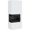 Kratki Kaminofen Simple 8 - 2-seitig links | Bausatz weiß | 8 kW