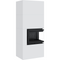 Kratki Kaminofen Simple 8 - 2-seitig rechts | Bausatz weiß | 8 kW