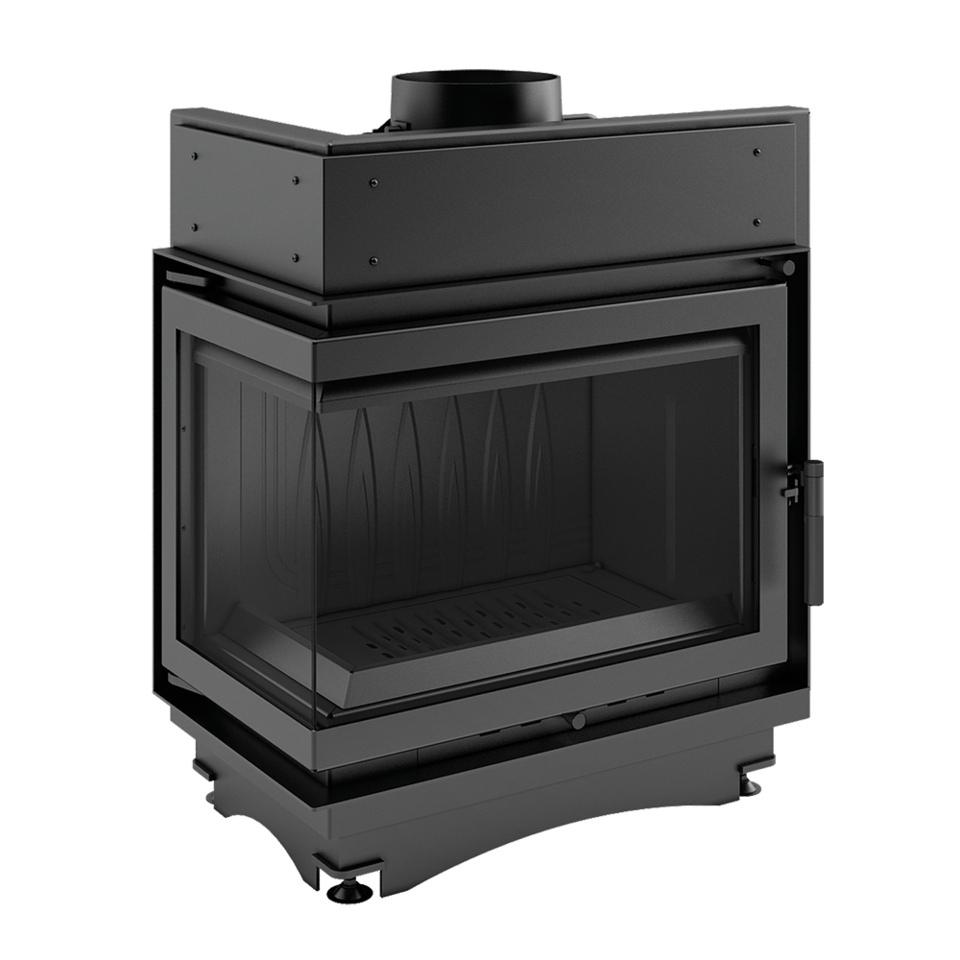 Kratki Kamineinsatz Maja 8 mit Eckscheibe links | klimaworld.com