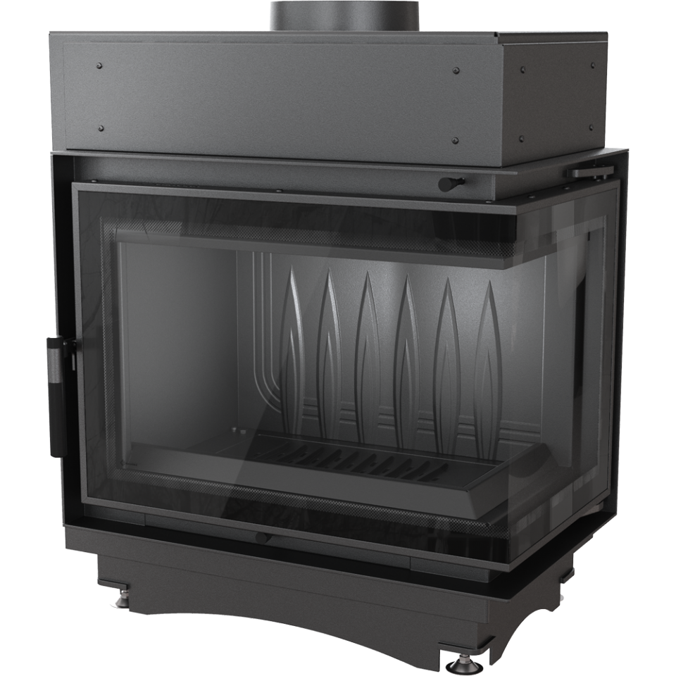 Kratki Kamineinsatz Maja 8 | Eckscheibe rechts DECO | 8kW | MAJA/P/BS/DECO