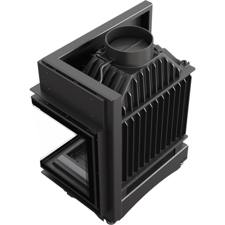 Kratki Kamineinsatz Maja 8 | Eckscheibe rechts DECO | 8kW | MAJA/P/BS/DECO