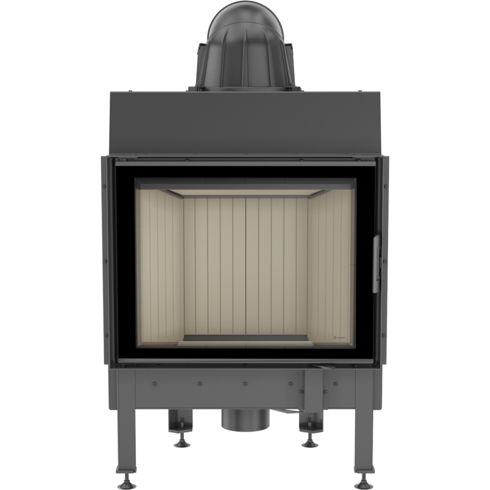 Kratki Kamineinsatz Nadia 10 | gerade Scheibe | Zubehör wählbar | 10 kW