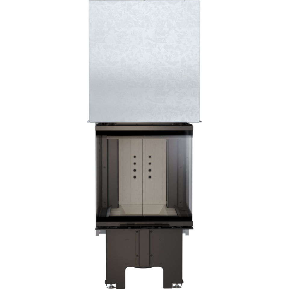 Kratki Warmluftkaminensatz NBC 500/500 dreiseitig hochschiebbar | 8 kW