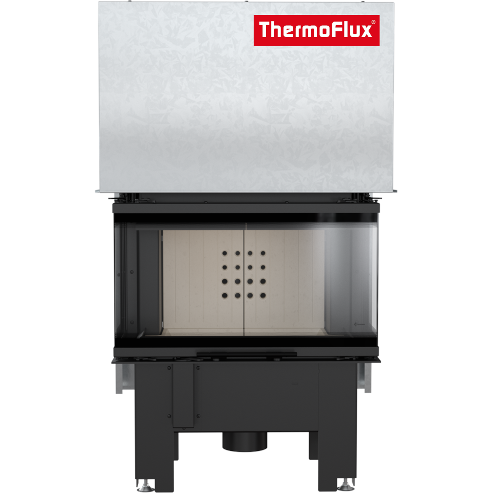 ThermoFlux Kamineinsatz TFA7-HLRF 68/28 | 3-seitig, Guillotine | 7 kW