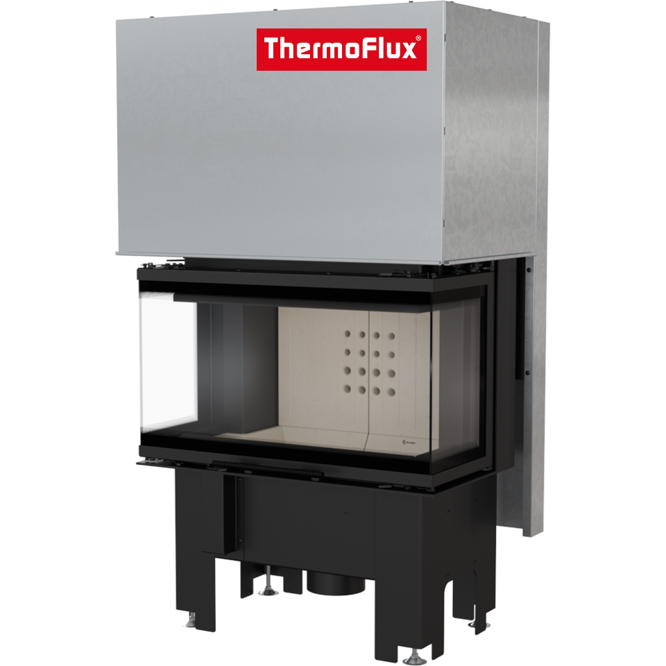 ThermoFlux Kamineinsatz TFA7-HLRF 68/28 | 3-seitig, Guillotine | 7 kW