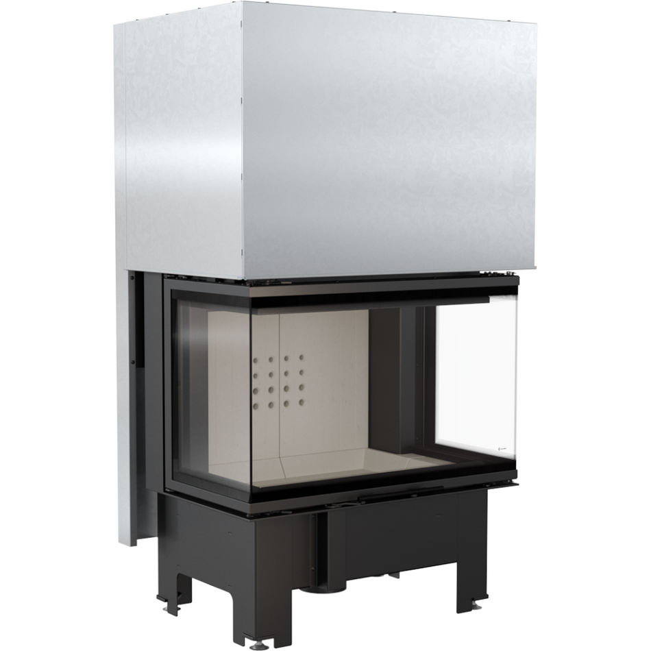 ThermoFlux Kamineinsatz TFA10-HLRF 80/40 | 3-seitig, Guillotine | 10 kW ➔ www.klimaworld.com