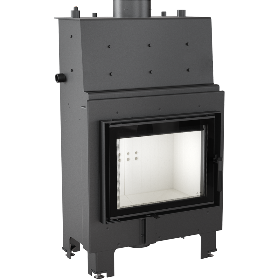 Kratki wasserführender Kamineinsatz MBM PW 10 | 12 kW | MBM/PW/10/W ➔ www.klimaworld.com