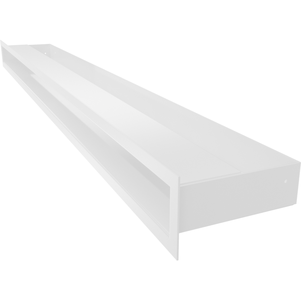 Kratki Lüftungsgitter | 60x1000x80mm | weiß | LUFT/6/100/B/SF
