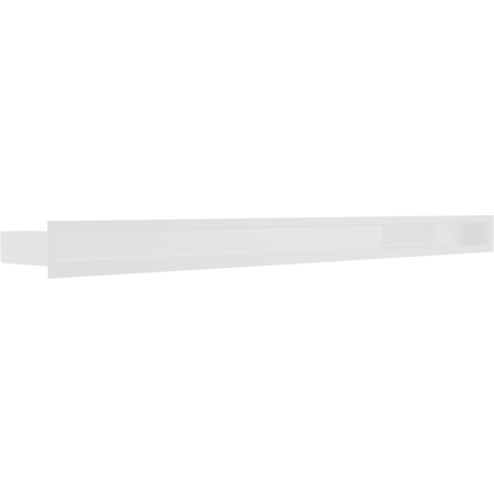 Kratki Lüftungsgitter | 60x1000x80mm | weiß | LUFT/6/100/B/SF