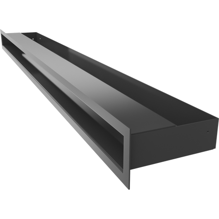 Kratki Lüftungsgitter | 60x1000x98mm | schwarz | LUFT/6/100/C