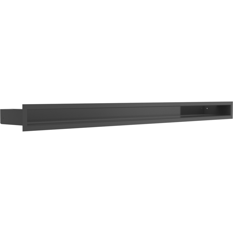 Kratki Lüftungsgitter | 60x1000x98mm | schwarz | LUFT/6/100/C