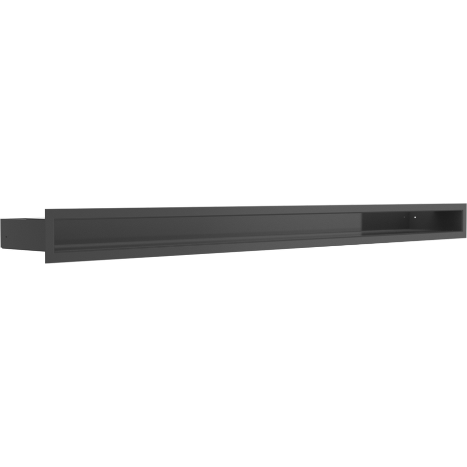 Kratki Lüftungsgitter | 60x1000x98mm | schwarz | LUFT/6/100/C