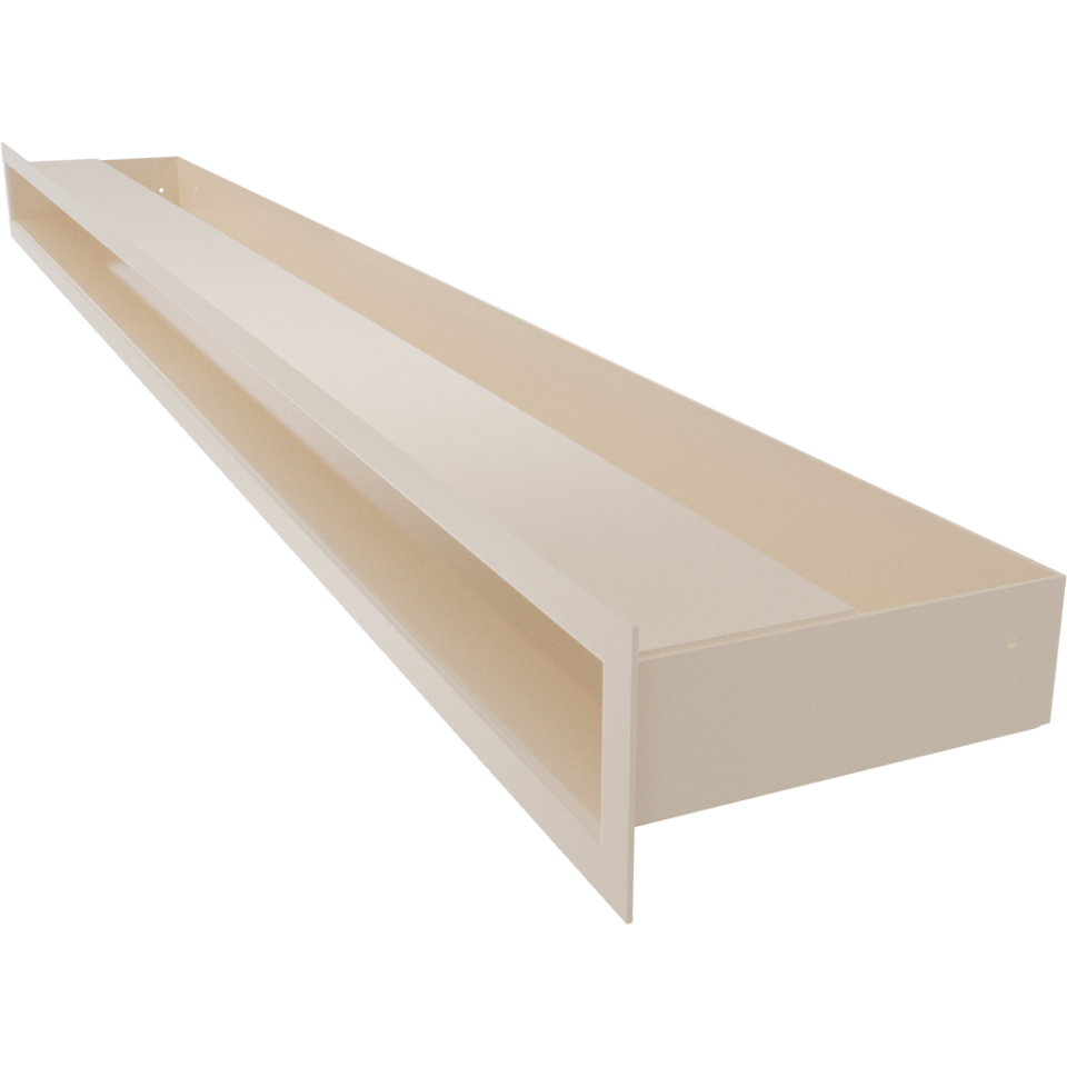 Kratki Lüftungsgitter | 60x1000x98mm | creme | LUFT/6/100/K