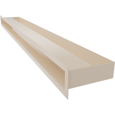 Kratki Lüftungsgitter | 60x1000x80mm | creme | LUFT/6/100/K/SF