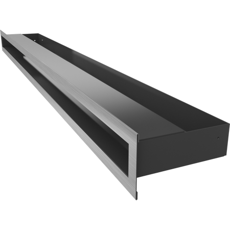 Kratki Lüftungsgitter | 60x1000x80mm | geschliffen | LUFT/6/100/SZ/SF