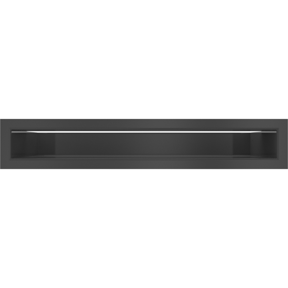 Kratki Lüftungsgitter | 60x400x98mm | schwarz | LUFT/6/40/C