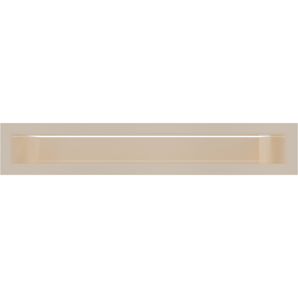 Kratki Lüftungsgitter | 60x400x98mm | creme | LUFT/6/40/K 