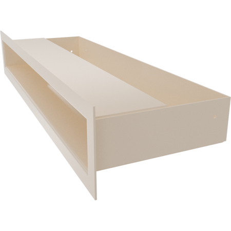 Kratki Lüftungsgitter | 60x400x98mm | creme | LUFT/6/40/K 