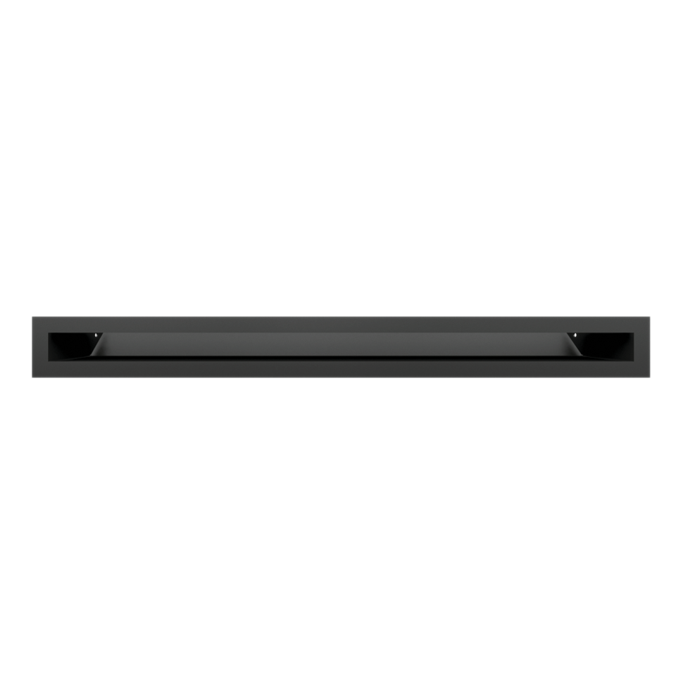 Kratki Lüftungsgitter 45S | 60x600x96,5 mm | schwarz 
