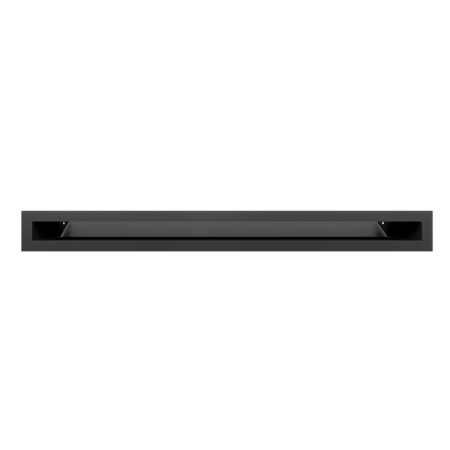 Kratki Lüftungsgitter 45S | 60x600x96,5 mm | schwarz 