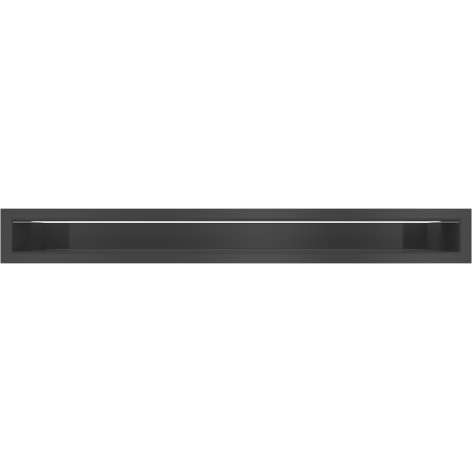 Kratki Lüftungsgitter | 60x600x98mm | schwarz | LUFT/6/60/C
