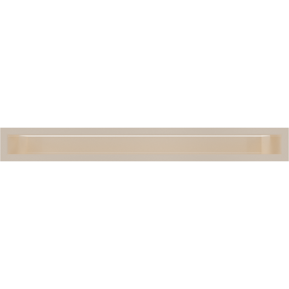 Kratki Lüftungsgitter | 60x600x98mm | creme | LUFT/6/60/K
