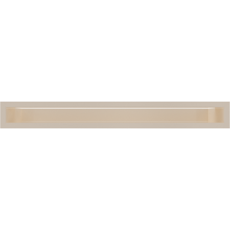 Kratki Lüftungsgitter | 60x600x98mm | creme | LUFT/6/60/K