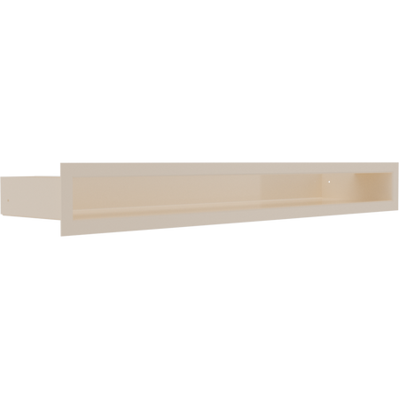 Kratki Lüftungsgitter | 60x600x80mm | creme | LUFT/6/60/K/SF