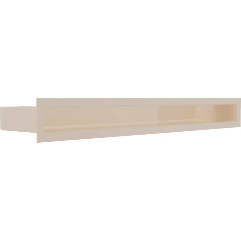 Kratki Lüftungsgitter | 60x600x98mm | creme | LUFT/6/60/K
