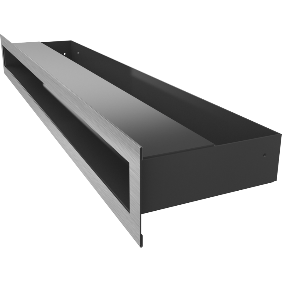 Kratki Lüftungsgitter | 60x600x80mm | geschliffen | LUFT/6/60/SZ/SF