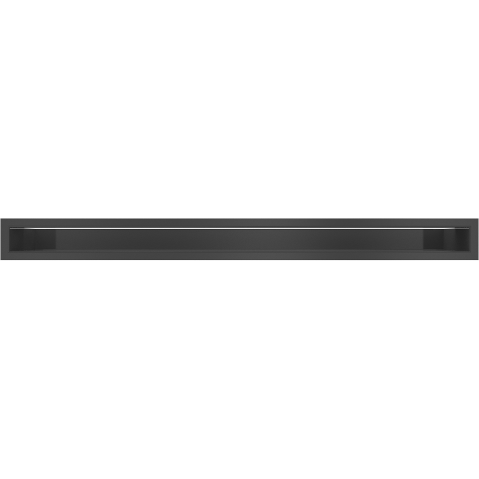 Kratki Lüftungsgitter | 60x800x98mm | schwarz | LUFT/6/80/C 