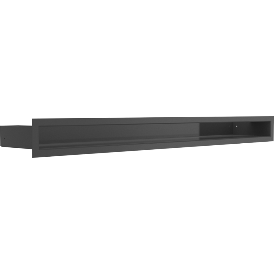 Kratki Lüftungsgitter | 60x800x80mm | schwarz | LUFT/6/80/C/SF