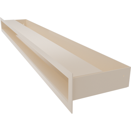 Kratki Lüftungsgitter | 60x800x98mm | creme | LUFT/6/80/K 