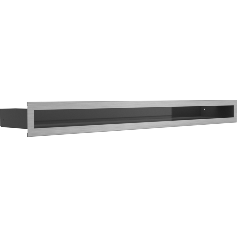 Kratki Lüftungsgitter | 60x800x98mm | geschliffen | LUFT/6/80/SZ 