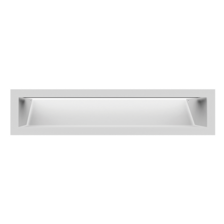 Kratki Lüftungsgitter 45S | 90x400x126,5 mm | weiß